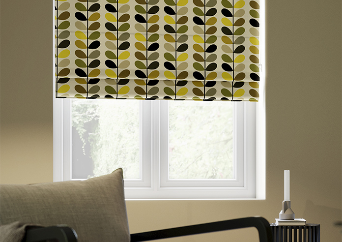 Orla Kiely Multi Stem, Yellow - Roman Blind - Image 5